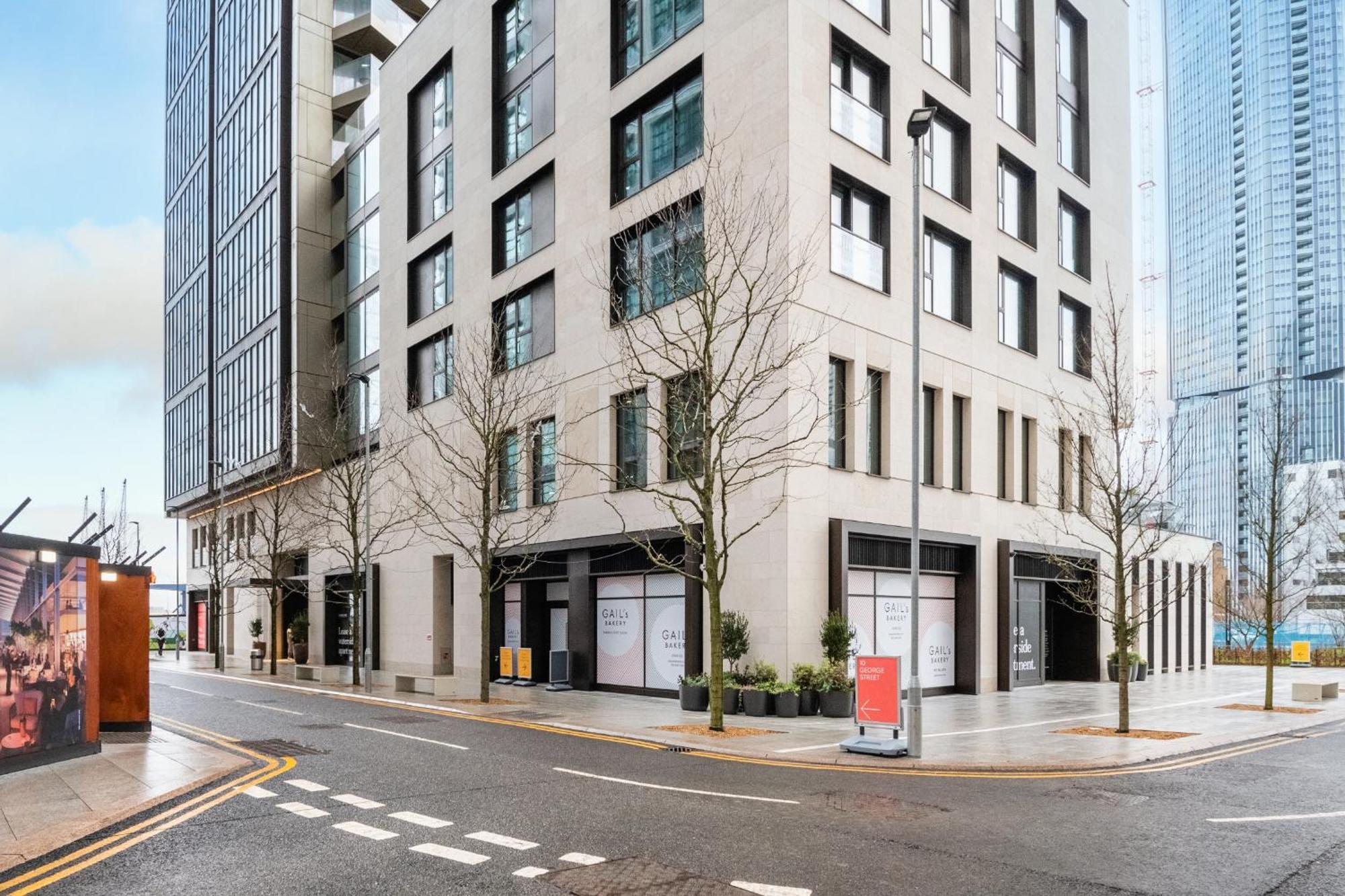 Elegant And Modern Apartments In Canary Wharf Right Next To Thames Londra Exterior foto