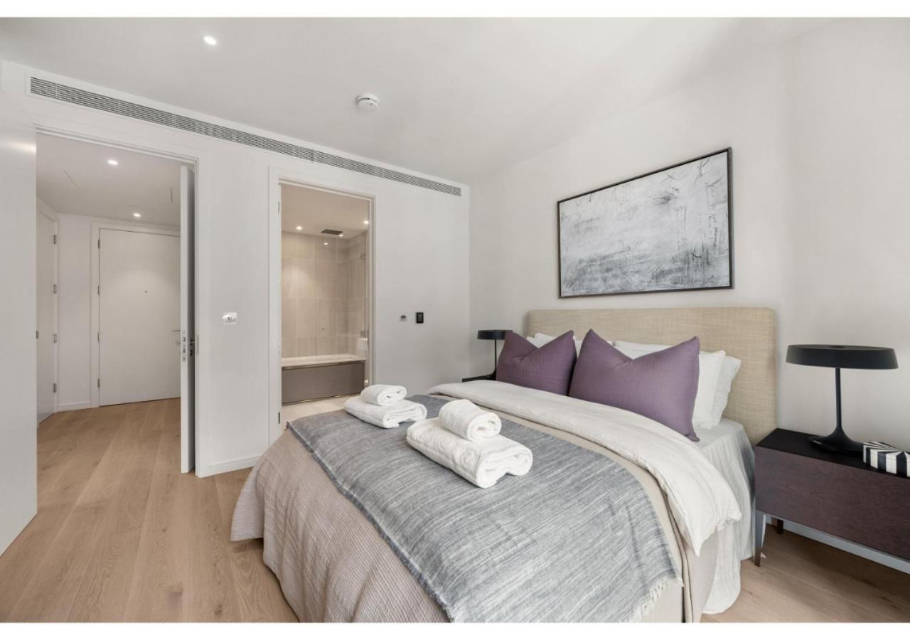 Elegant And Modern Apartments In Canary Wharf Right Next To Thames Londra Exterior foto