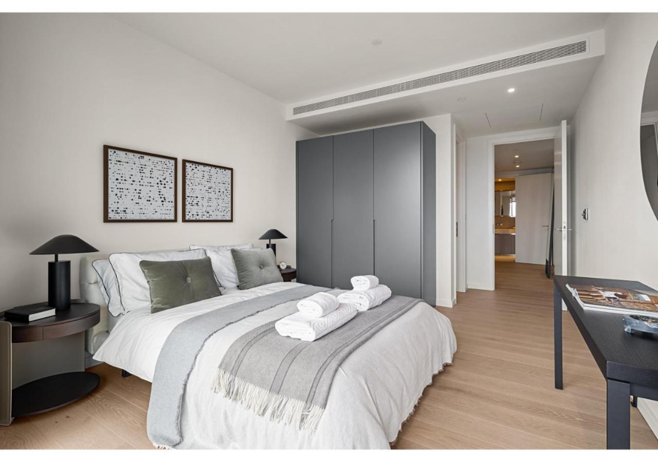 Elegant And Modern Apartments In Canary Wharf Right Next To Thames Londra Exterior foto