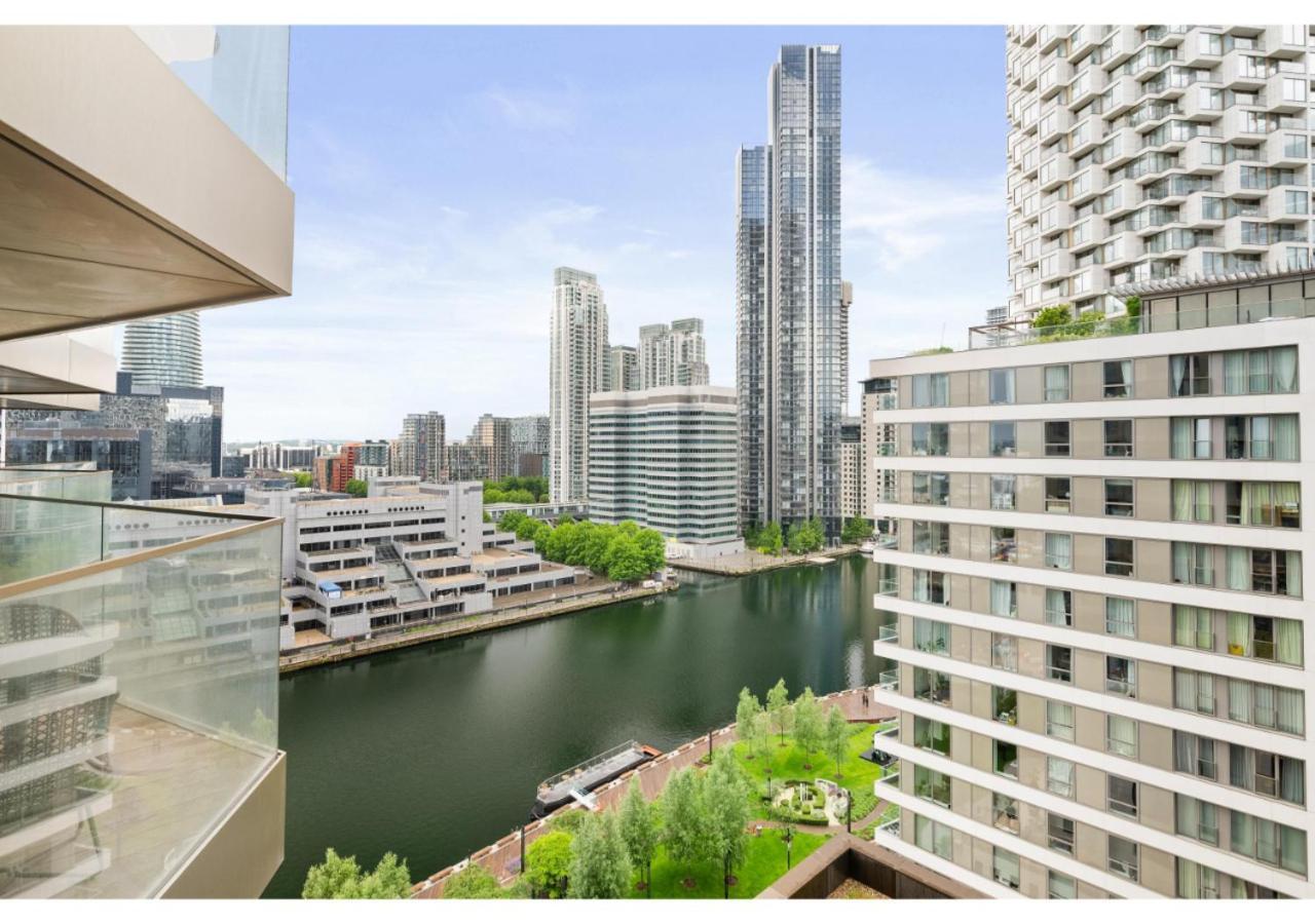 Elegant And Modern Apartments In Canary Wharf Right Next To Thames Londra Exterior foto