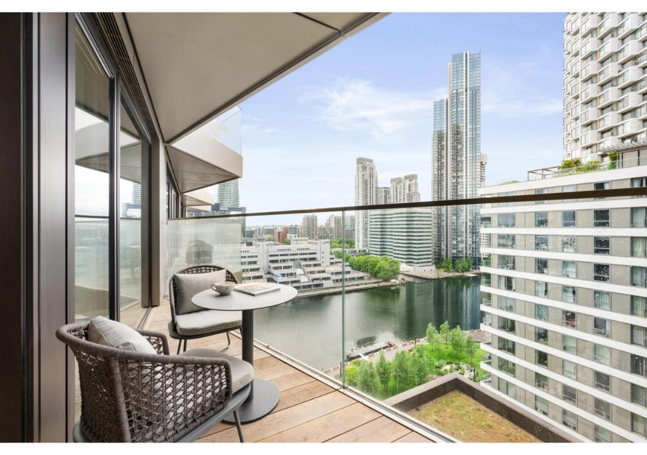 Elegant And Modern Apartments In Canary Wharf Right Next To Thames Londra Exterior foto