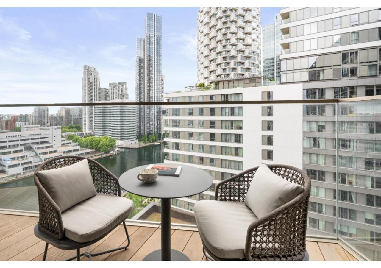 Elegant And Modern Apartments In Canary Wharf Right Next To Thames Londra Exterior foto