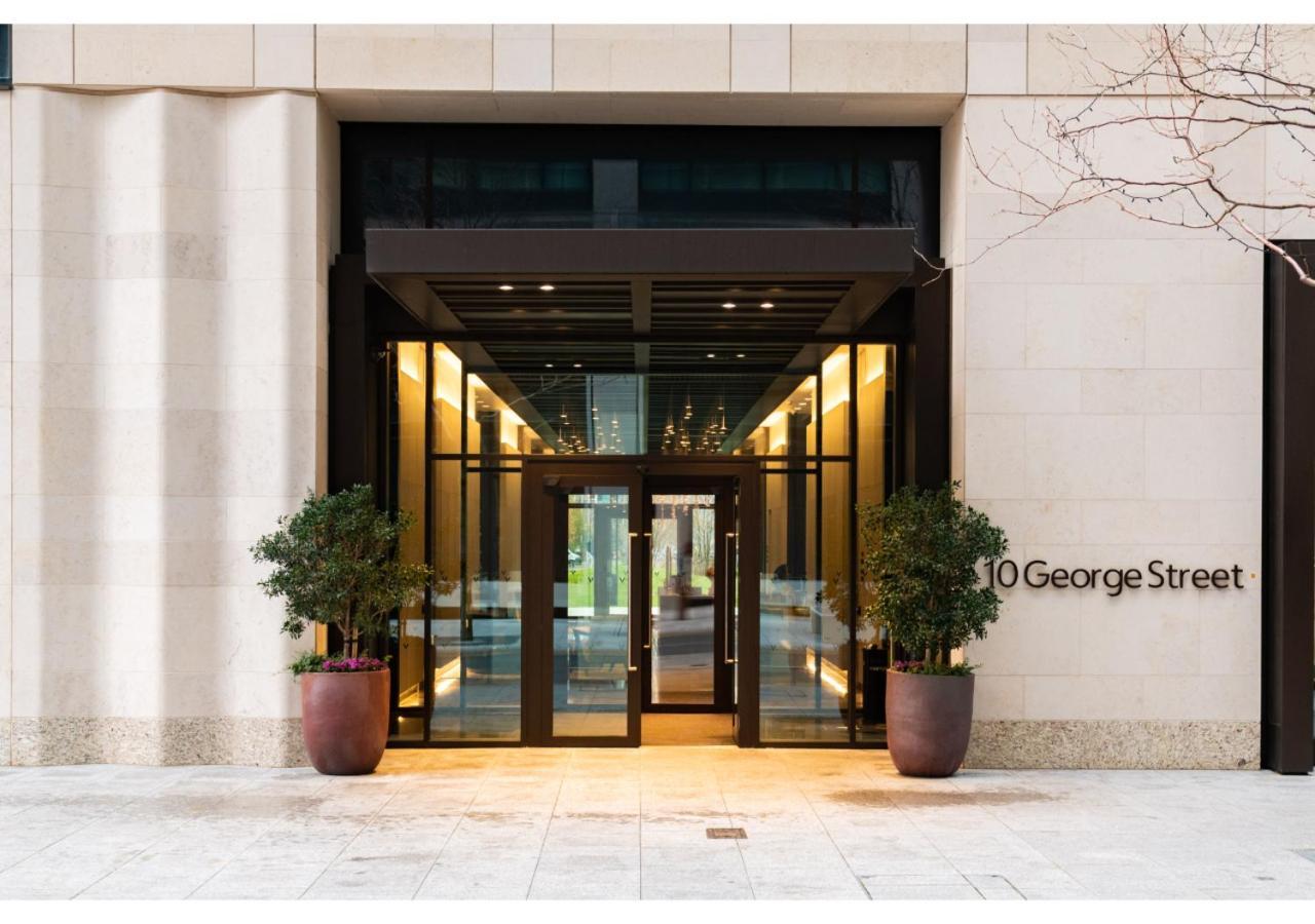 Elegant And Modern Apartments In Canary Wharf Right Next To Thames Londra Exterior foto