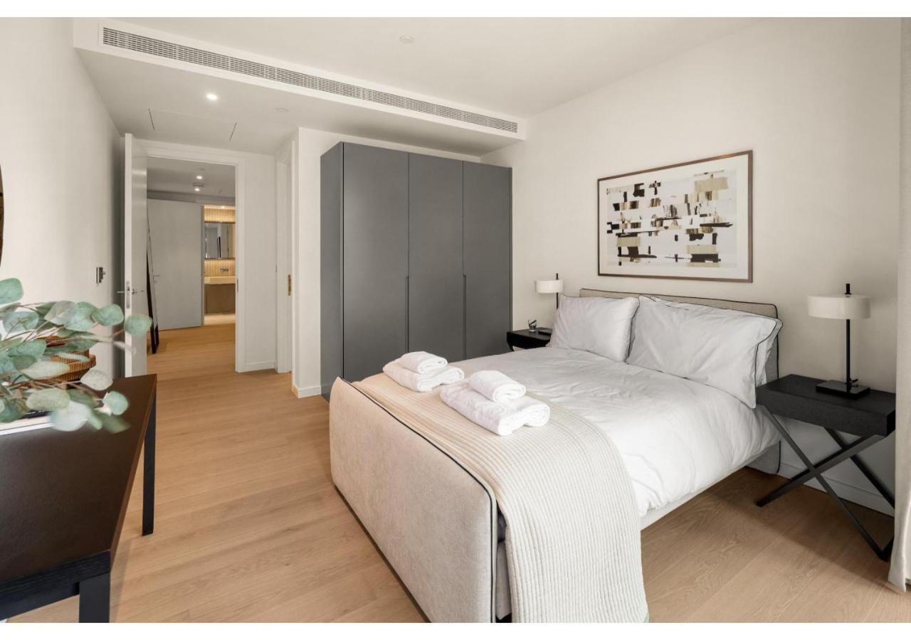 Elegant And Modern Apartments In Canary Wharf Right Next To Thames Londra Exterior foto