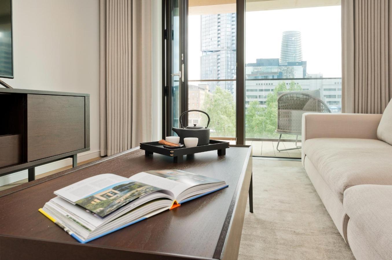 Elegant And Modern Apartments In Canary Wharf Right Next To Thames Londra Exterior foto