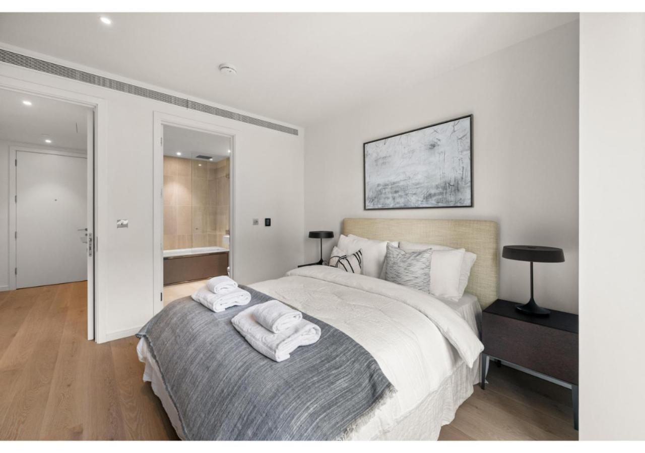 Elegant And Modern Apartments In Canary Wharf Right Next To Thames Londra Exterior foto