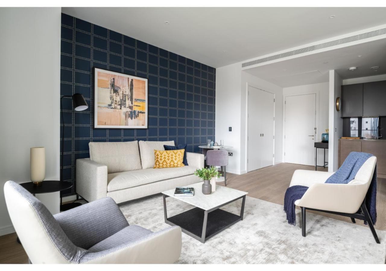 Elegant And Modern Apartments In Canary Wharf Right Next To Thames Londra Exterior foto