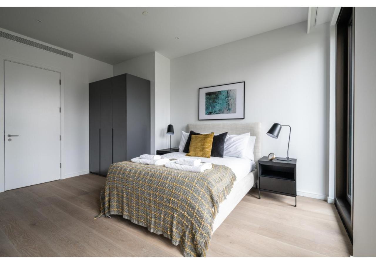Elegant And Modern Apartments In Canary Wharf Right Next To Thames Londra Exterior foto