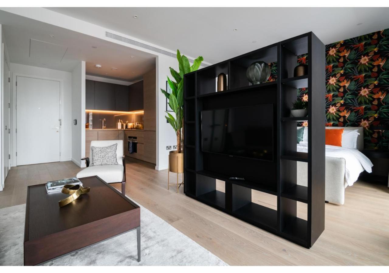Elegant And Modern Apartments In Canary Wharf Right Next To Thames Londra Exterior foto